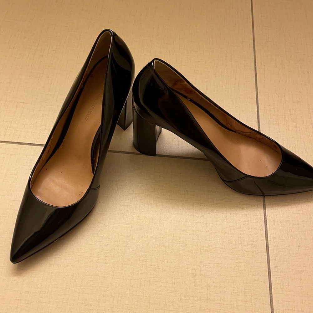 Banana Republic block heel pumps